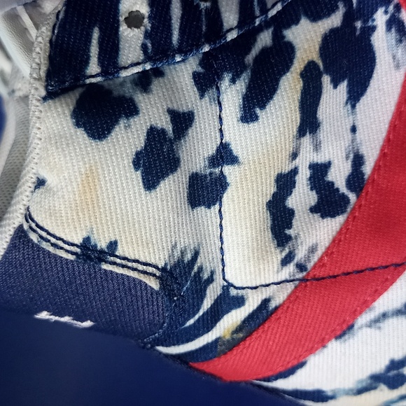 Nike Blazer Mid 77' Vintage 5Y Tie Dye USA Red White Blue Shoes C27882-600 - Picture 9 of 15